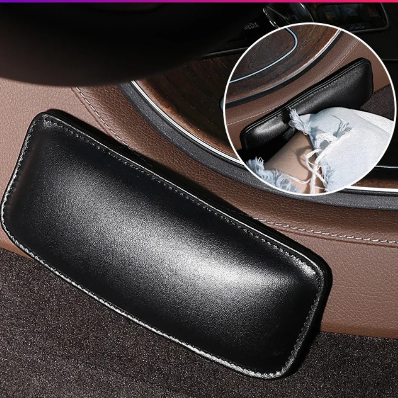 1 шт. кожаный наколенник для салона автомобиля удобная эластичная подушка из пены