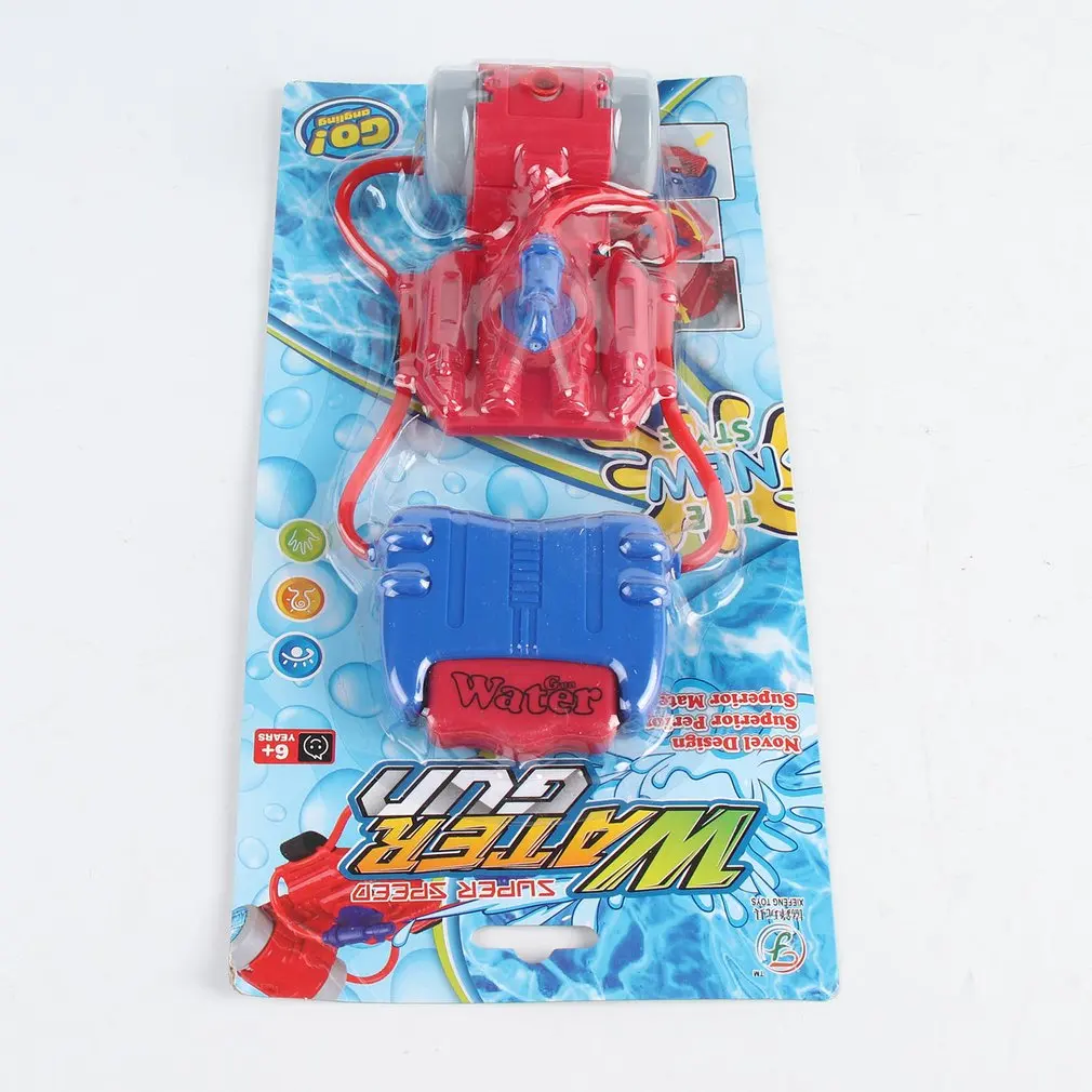 ABS 4 Meters Range Wrist Water Gun Beach Toy Water Gun Toy Backpack Outdoor Swimming Pool Sprinkling Water Kids Baby Shooter Toy
