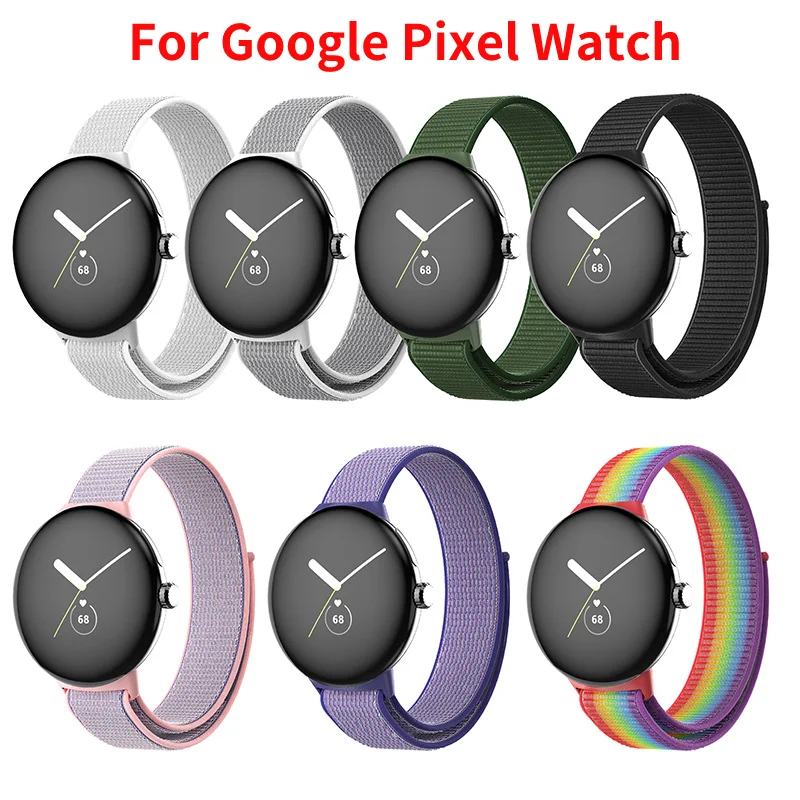 

Sport Band Smartwatch Weave Nylon Strap Soft Bracelet Elastic Nylon Belt Watchband For Men/women For Google Pixel Watch