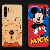 disney mickey stitch phone cases for huawei honor p40 p30 pro p30 pro honor 8x v9 10i 10x lite 9a 9 10 lite coque carcasa funda