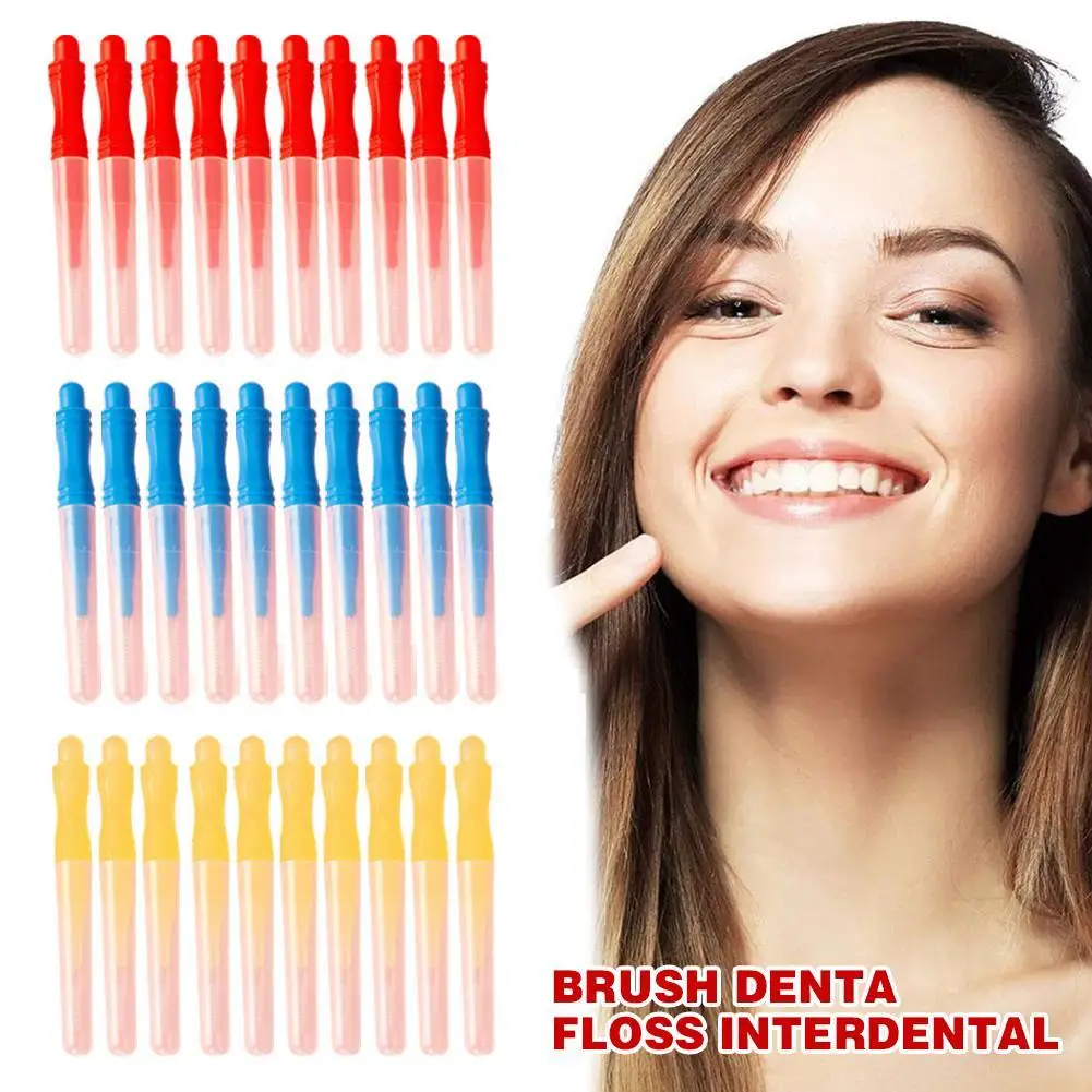 

10 шт., Ортодонтические зубные щётки, для гигиены полости рта