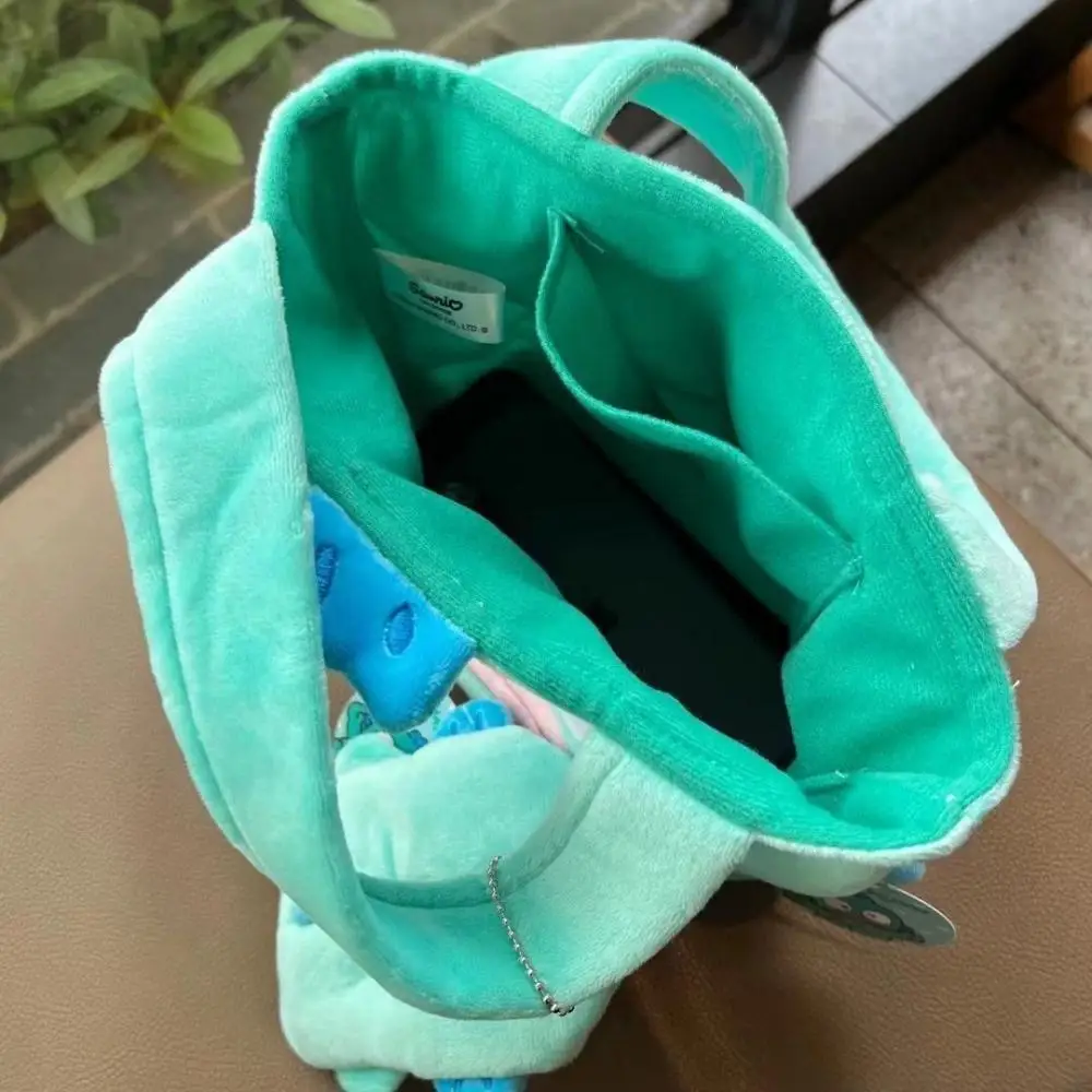 Sanrio Hangyodon вельветовая сумка из полиэстера портативная милая сумка-бенто