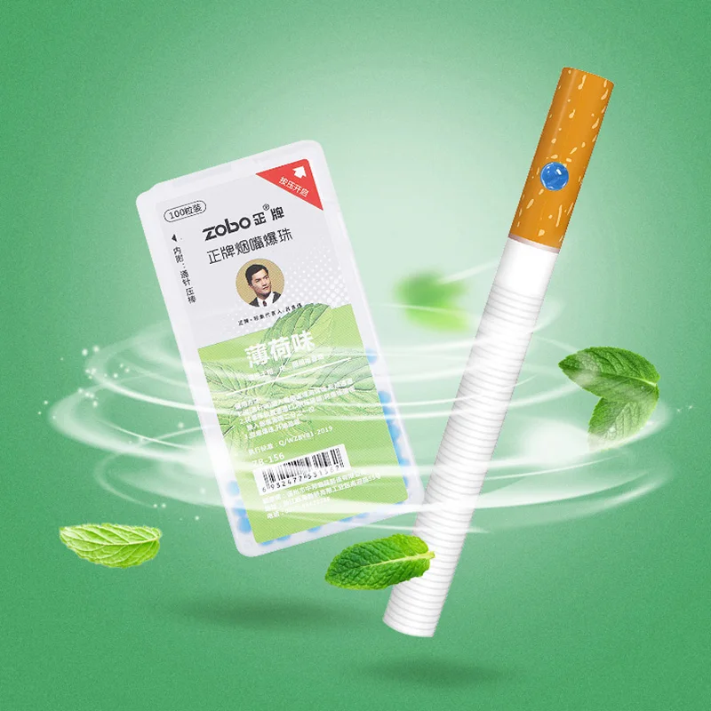 

Zobo Fruit Flavor Explosive Bead Cigarettes Holder Fresh Breath Deodorant DIY Cigarettes Burst Beads Cigarette Accessories