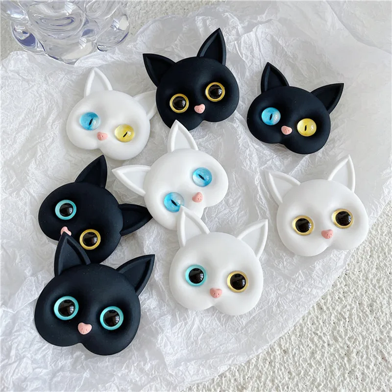 folding air sac finger holder for phone grip tok accessory 3d cat design cellphone stand for iphone mobile accessories support free global shipping