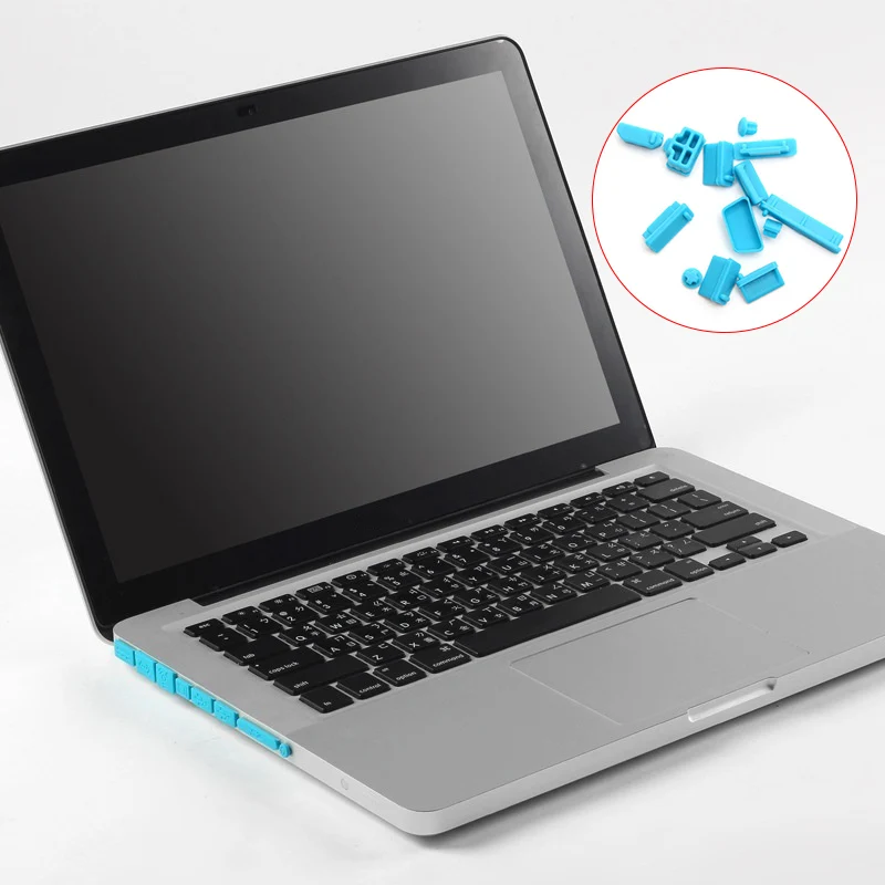 13 шт. заглушки для наушников ноутбука