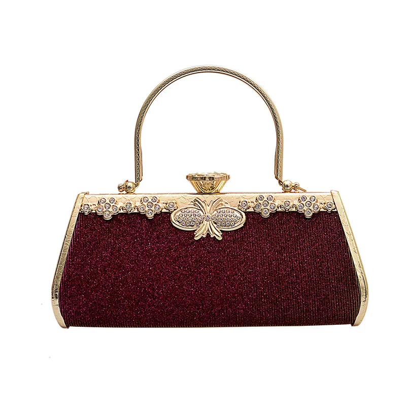 Роскошные блестящие женские сумочки CAREY KAY металлический маленький клатч со