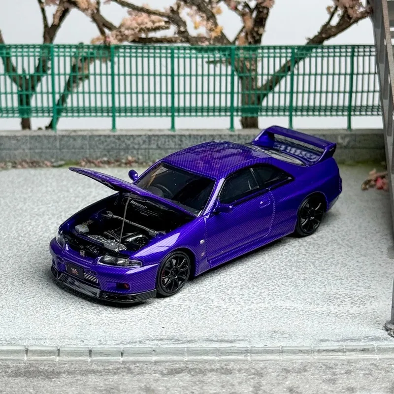 FH 1/64 NISSAN GT-R R33 Nismo S-Tune Skyline игрушечный автомобиль Литые металлические модели