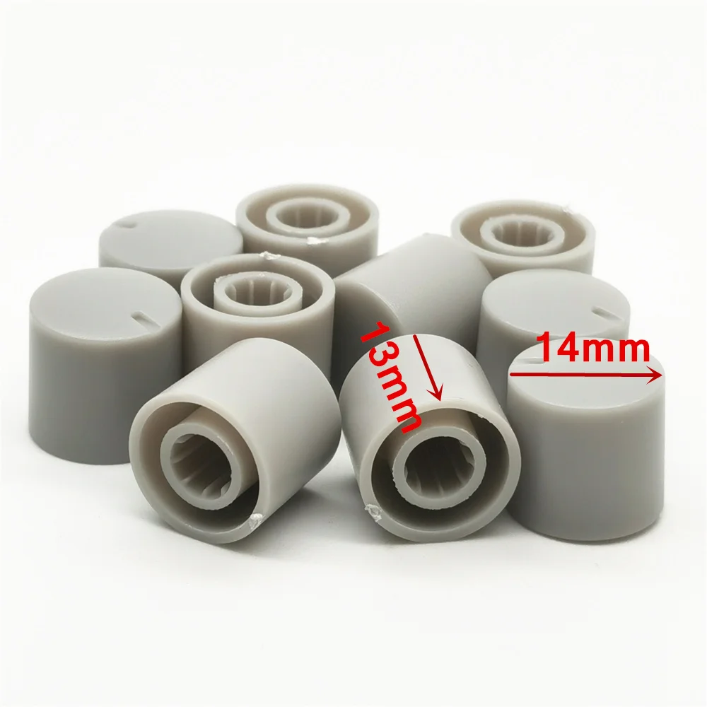 

Пластиковые ручки потенциометров 14*13 мм, 10 шт.