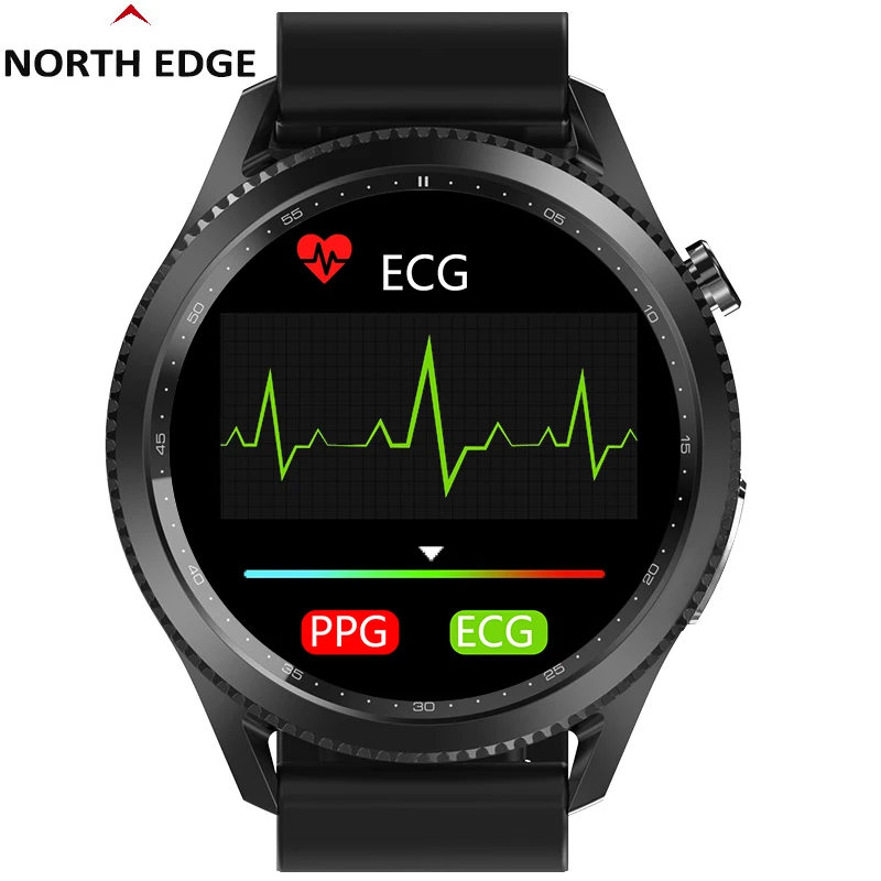 

Military ECG Smart Watch Men IP68 Tempearture Blood Oxygen Pressure Sports Fitness Tracker Watches Bluetooth For Android IOS