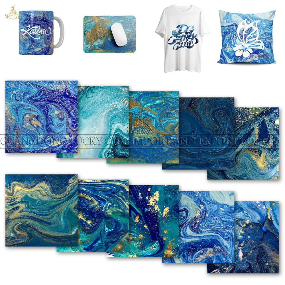 

Lucky Goddness 1Pcs 12x12" Infusible Transfer Ink Marble Transfer Paper Sublimation Cricut Mug Press Transfer for T-Shirt Cricut