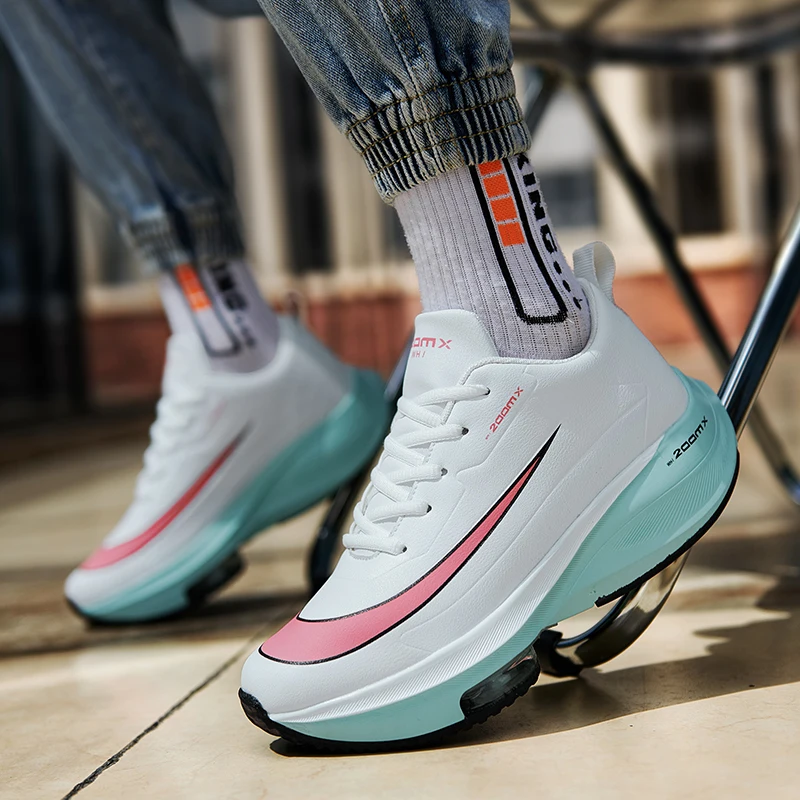 Xiaomi SALUDAS Luxury Sneakers Men Women Fashion Platform Casual Shoes Waterproof Leather Sneakers Unisex Outdoor Running Shoes