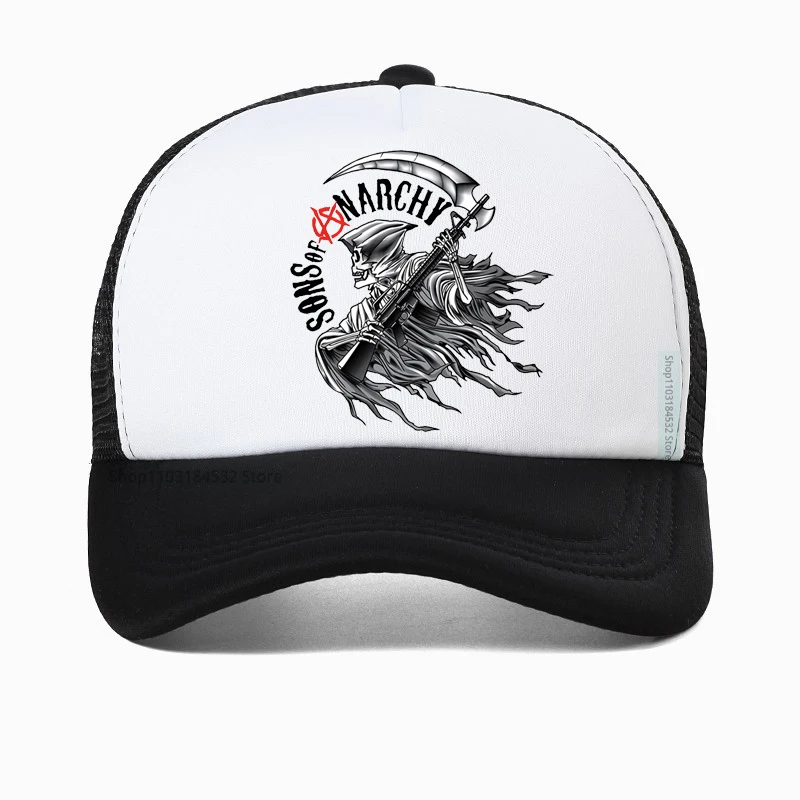 

SAMCRO Baseball Cap SOA Sons of Anarchy Skull Dad hats Casual Snapback Hat Fashion High Quality Racing Motorcycle Sport caps