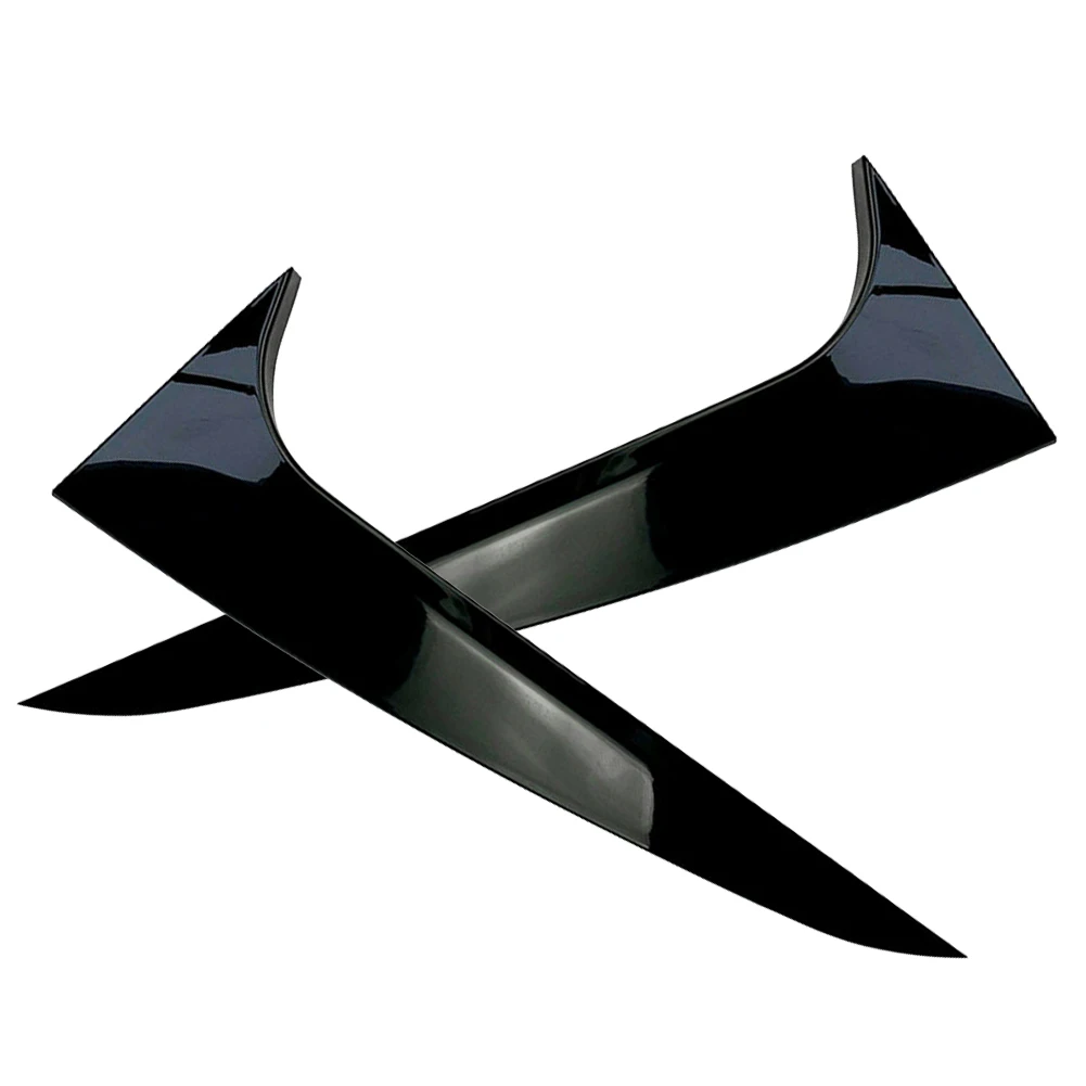 Глянцевый черный спойлер на заднее окно автомобиля из АБС-пластика боковое крыло