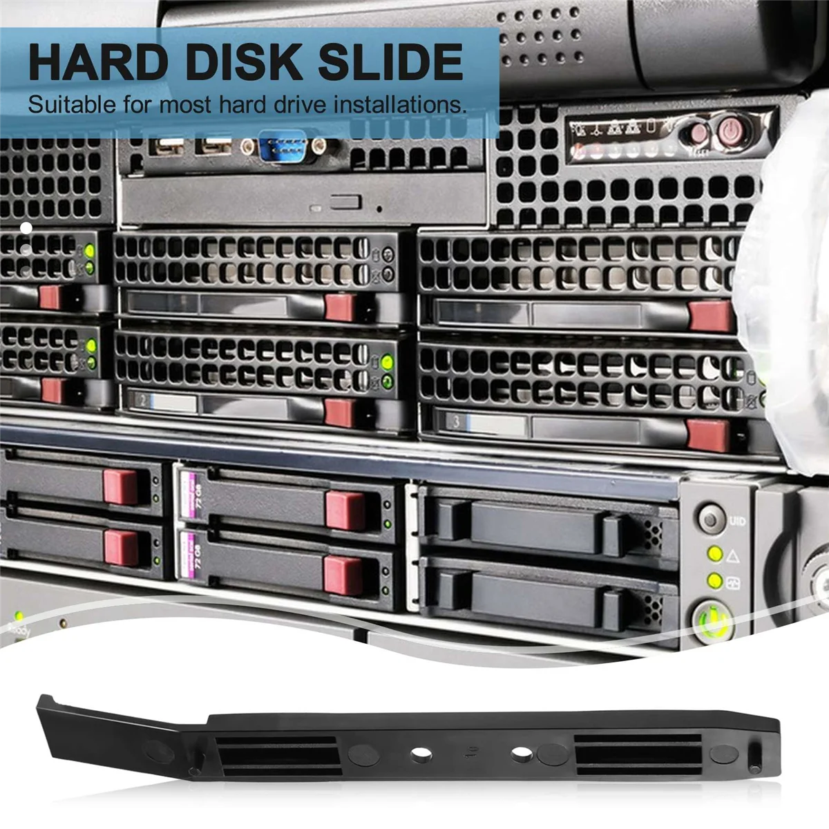 4 пары направляющих для жесткого диска клетка шасси аксессуары слайдер