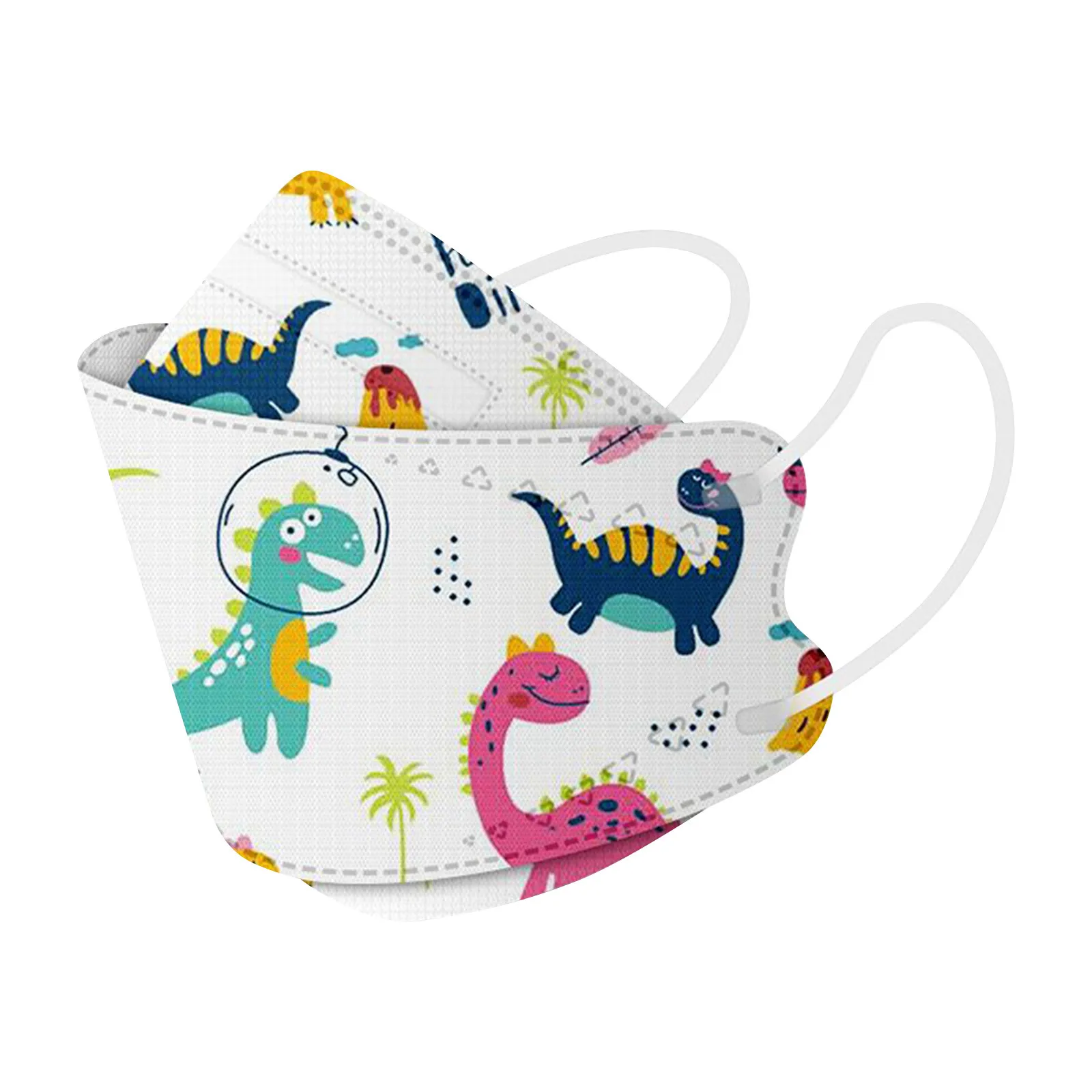 10/50 шт. детская маска для лица с радужным принтом |