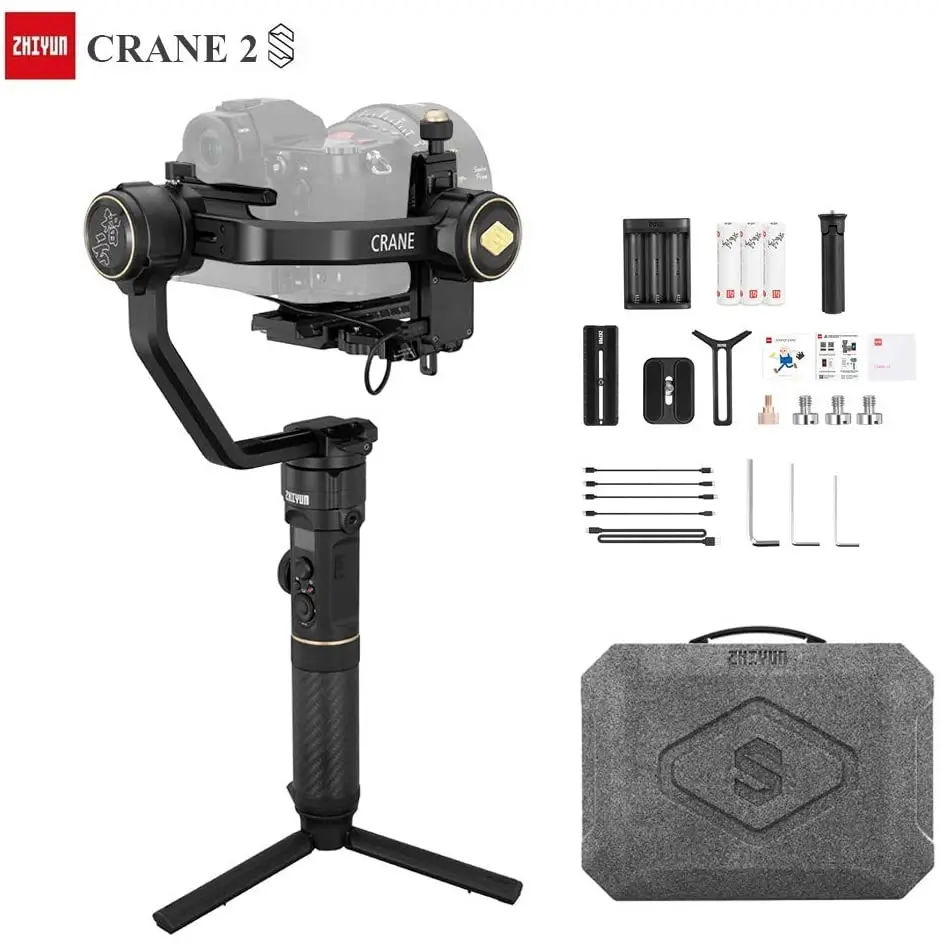 

ZHIYUN Crane 2S Pro Camera Handheld Stabilizer Gimbal for DSLR Mirrorless Camera Stabilizers VS