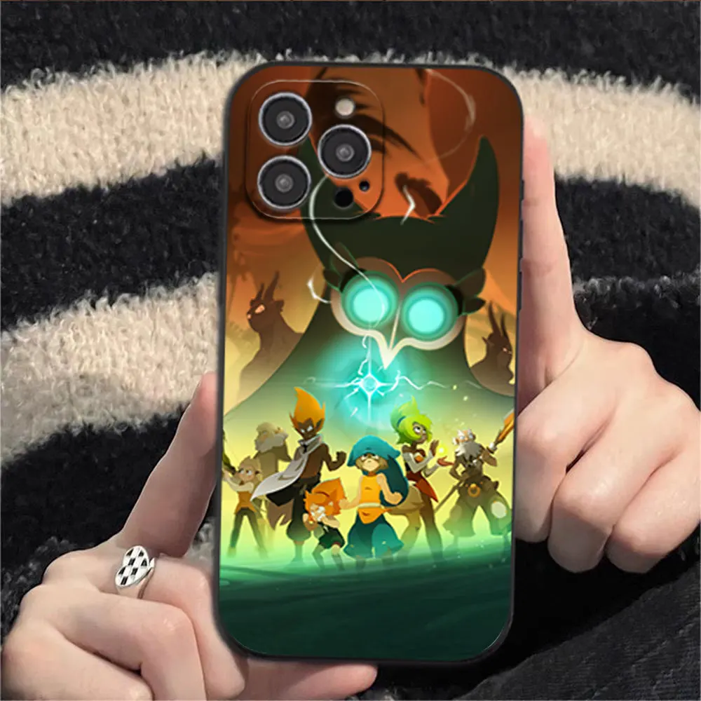 Чехол для телефона Game W-Wakfu iPhone 12 11 13 14 15 16 Pro Plus черный мягкий силиконовый чехол