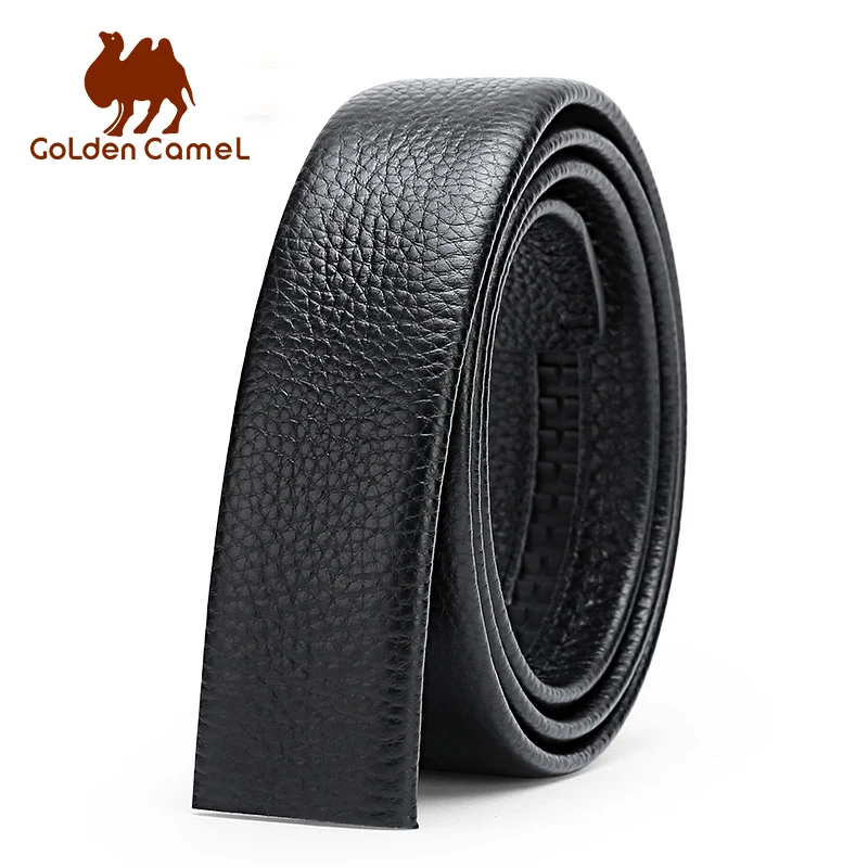 Мужские ремни без головы GOLDEN CAMEL простой кожаный ремень пряжки Модный деловой