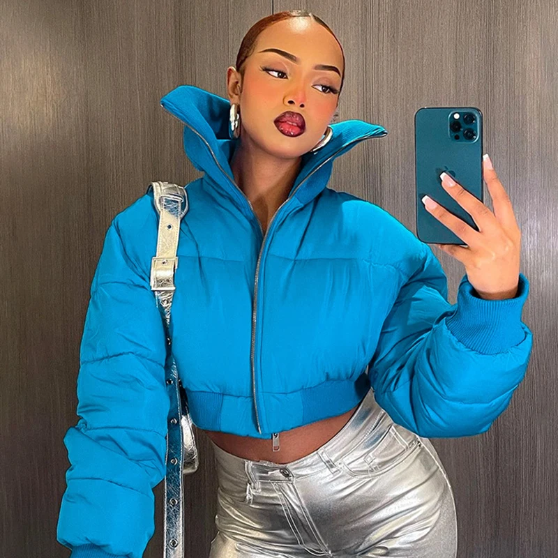 Sifreyr простая повседневная универсальная Теплая стеганая куртка с высоким