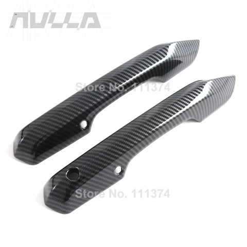 Накладки на дверные ручки из АБС-пластика под карбон для Ford Mustang S650 7-го поколения 2024-2026 годов