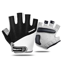 half finger cycling gloves shockproof anti slip gel pad sports gloves men women anti sweat breathable road mtb bike glove