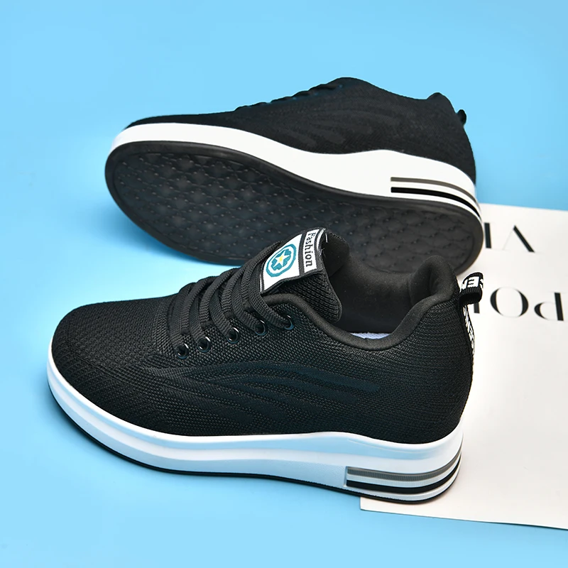 Кроссовки женские сетчатые дышащие Невидимые повседневная спортивная обувь для