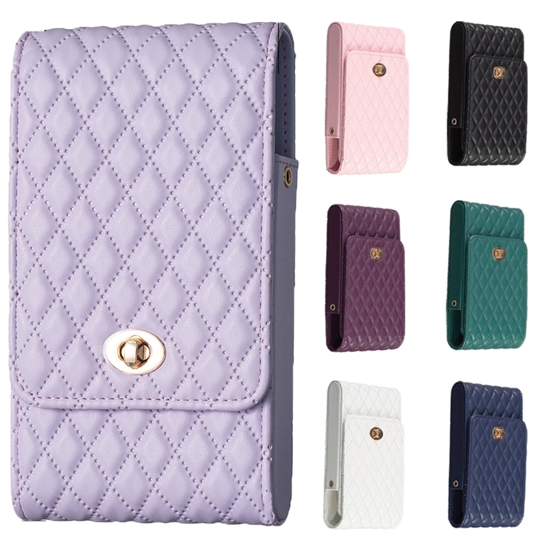 Wallet Small Fragrant Wind Bag With Shoulder Rope Case For iPhone Xiaomi Redmi Huawei OPPO VIVO Moto Google Nokia Realme Infinix