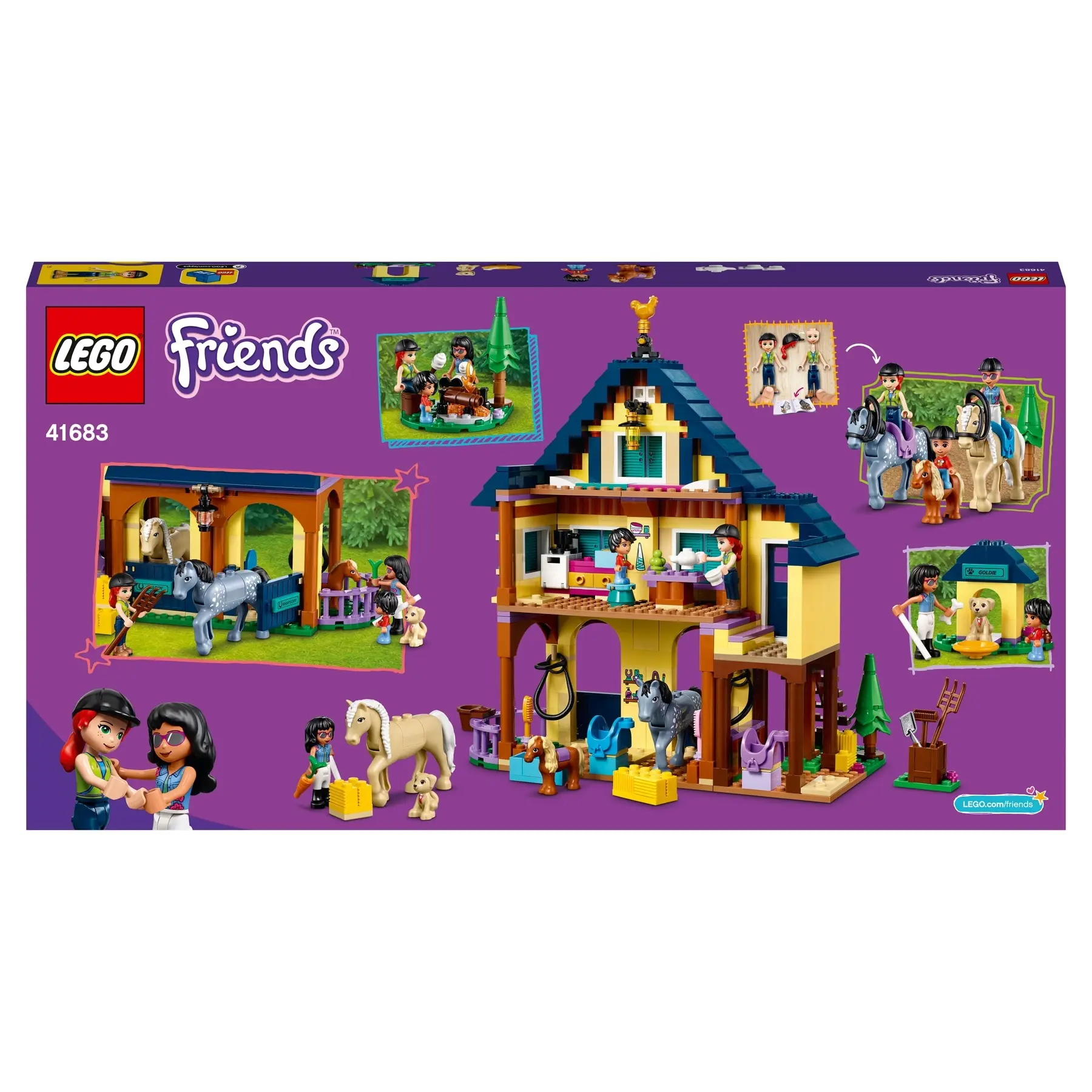 Конструктор LEGO Friends 41683 Лесной клуб верховой езды | Игрушки и хобби