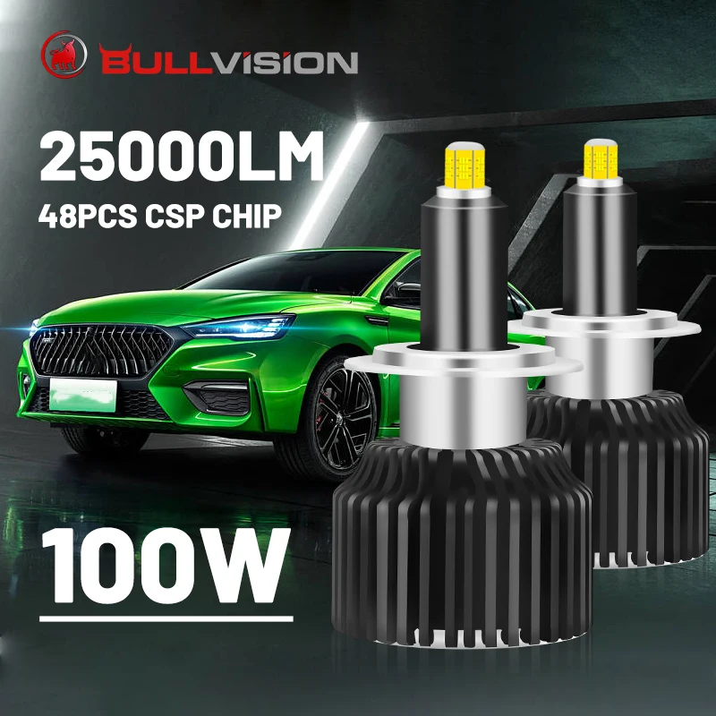 D1S HID фары 25000LM светодиодный H7 360 K 3000K 4300K D2S D3S D4S 6000 HIR2 H1 9012 9005 HB3 HB4 H11 H8 H9 CSP чип противотуманные фары