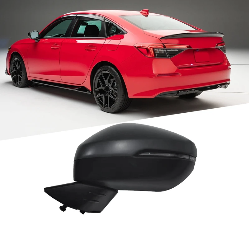 Электрическое зеркало заднего вида в сборе для Honda Civic 2022 2023 5 проводов с функцией