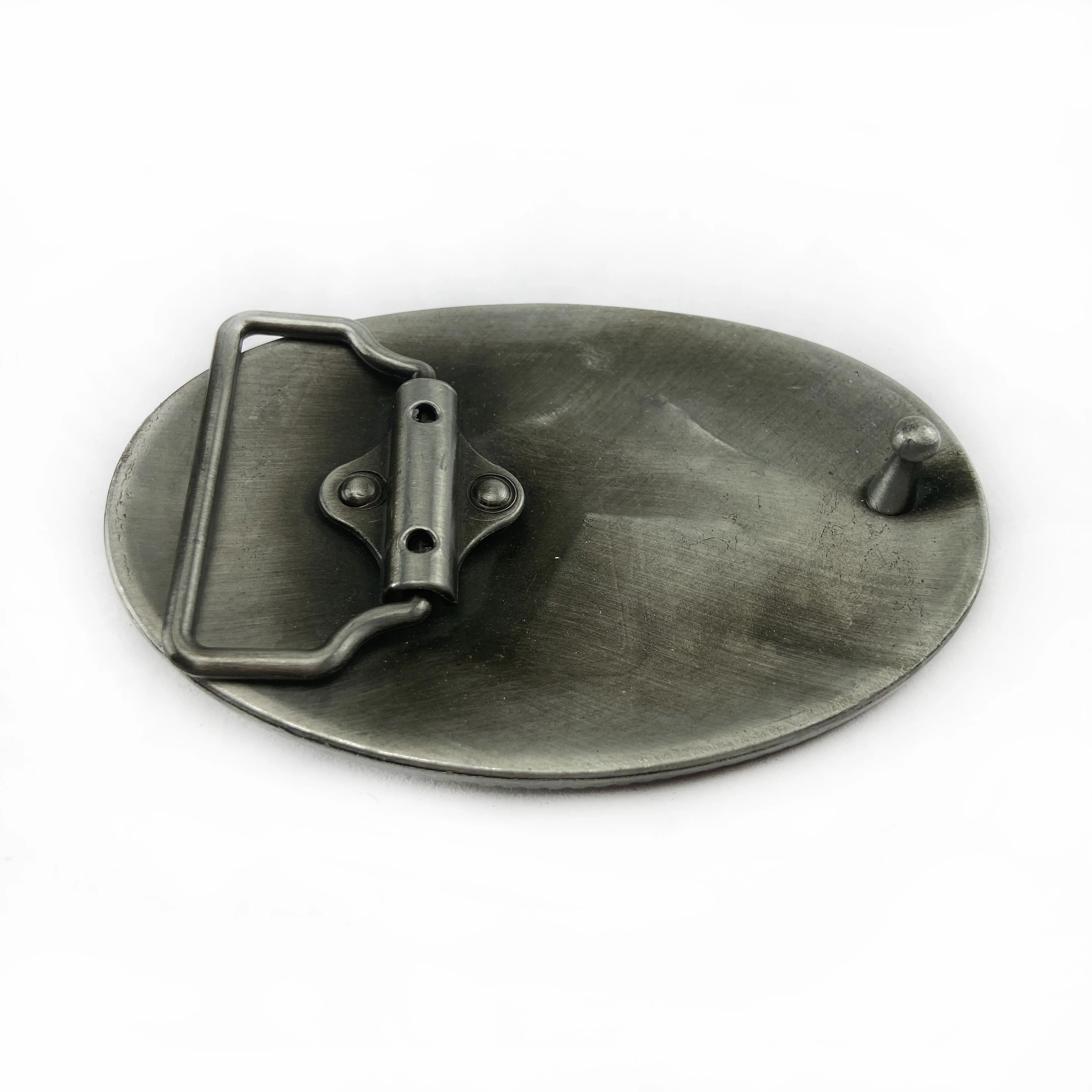 Пряжка для ремня из цинкового сплава в стиле ретро с оловянной отделкой