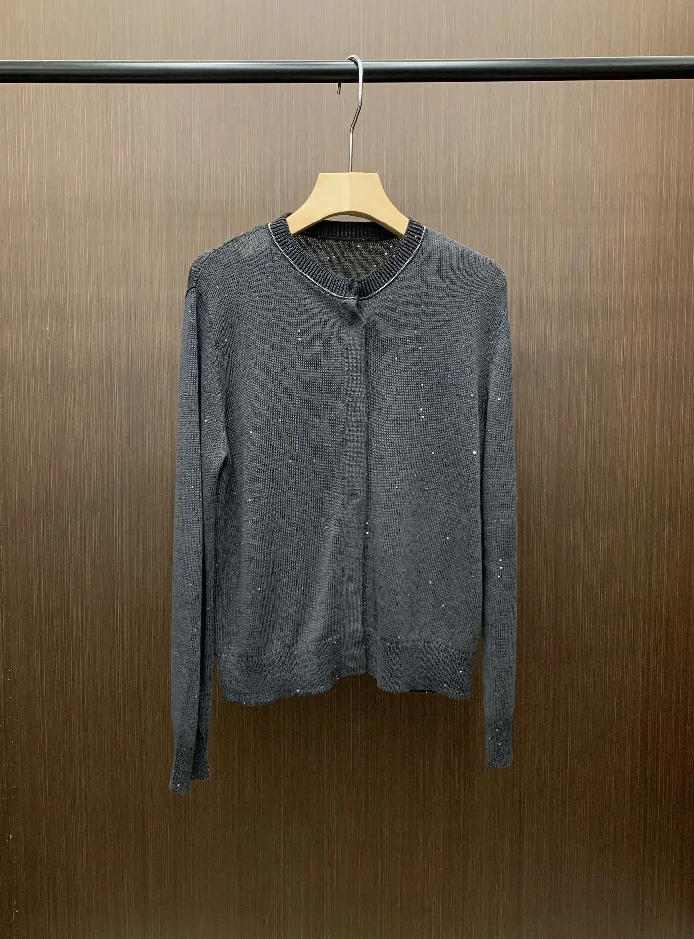 Кардиган женский вязаный с длинным рукавом 2024