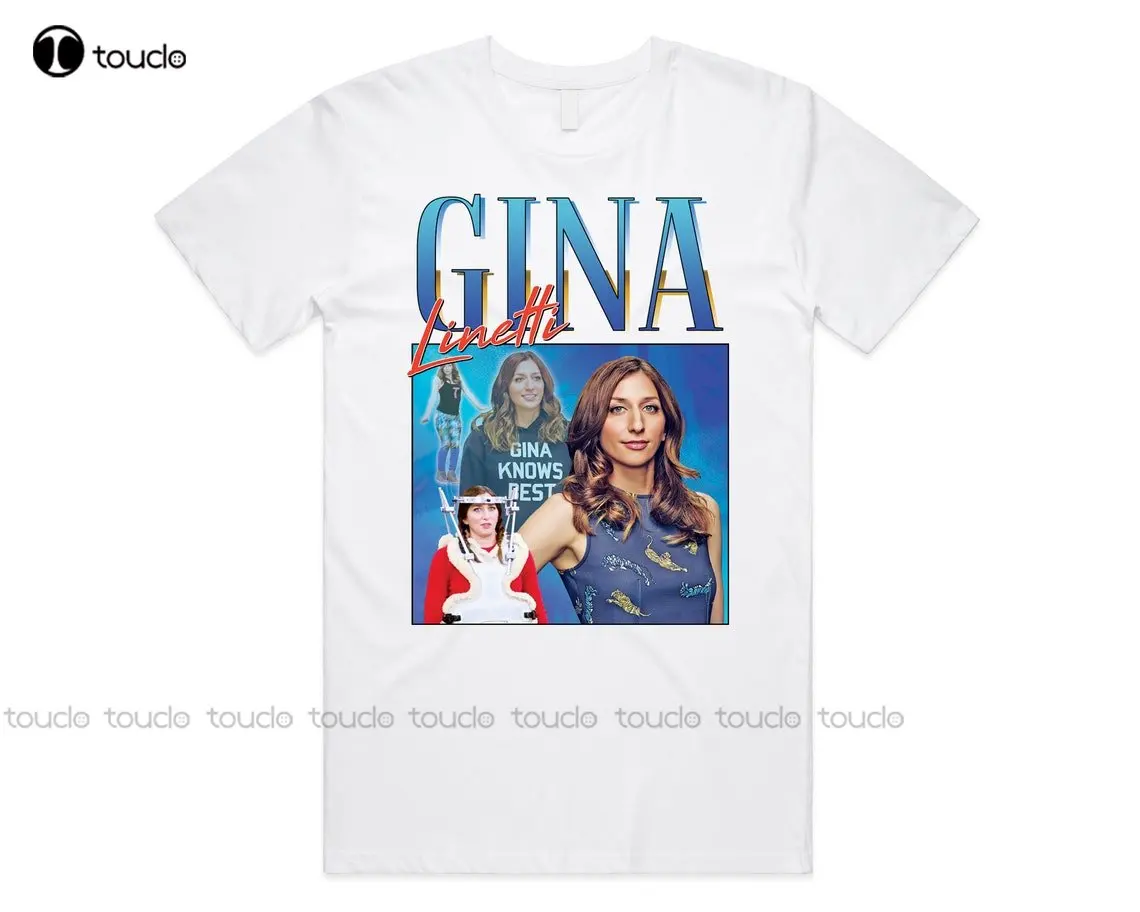 Gina Linetti T-Shirt Tee Top Brooklyn Tv Show Retro 90'S Vintage Funny Funny Art Streetwear Cartoon Tee Custom Gift