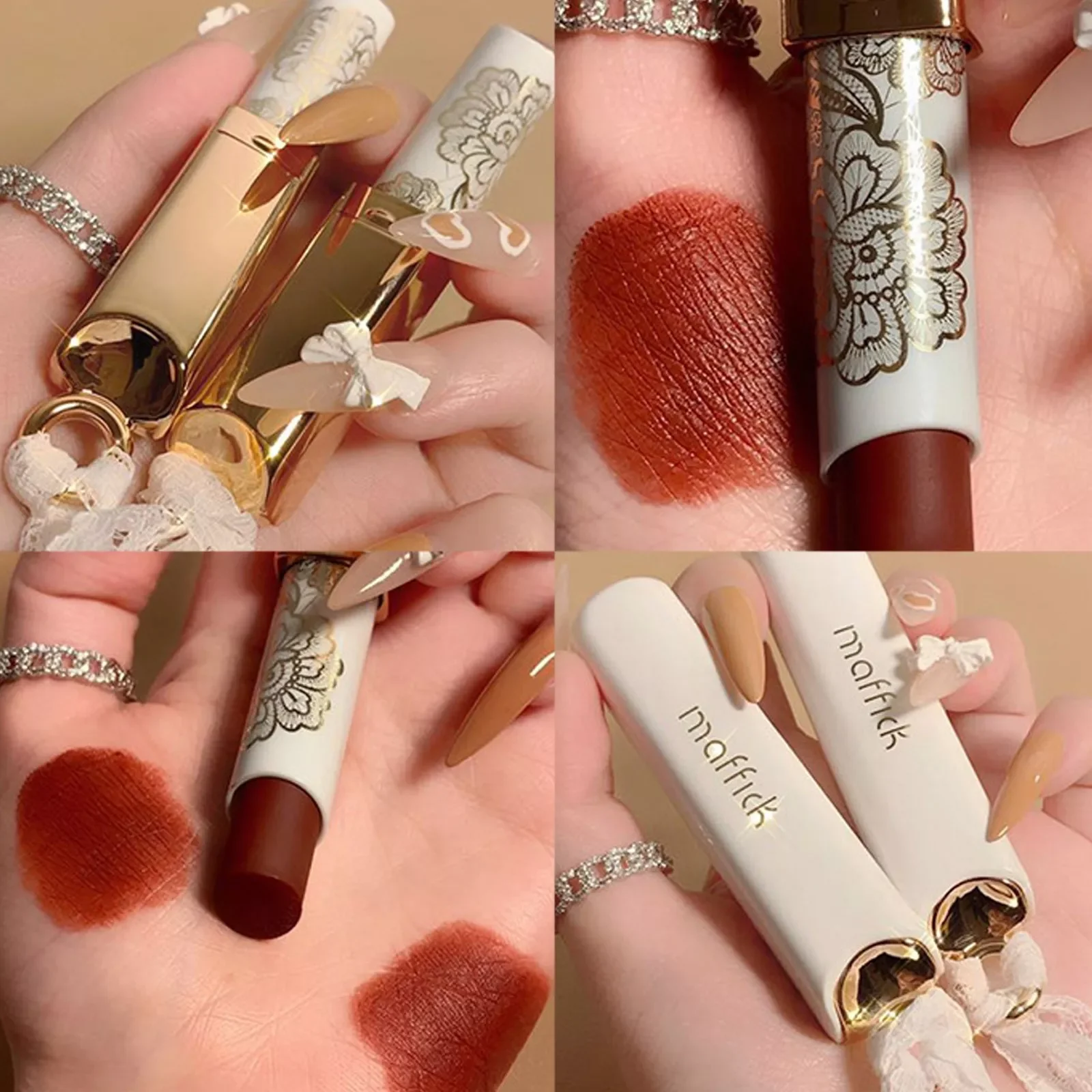 

NEW2023 Lipstick Mini Lipstick For Women Long Lasting Lip Companion 24 Hour Original Nude Red Mini 24 Hour Lipstick In Bulk And