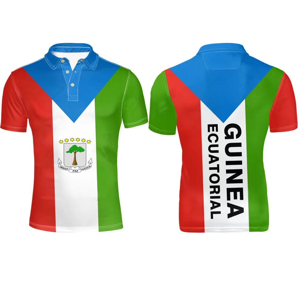 Рубашка-поло с логотипом и именем Экваториальной Гвинеи |