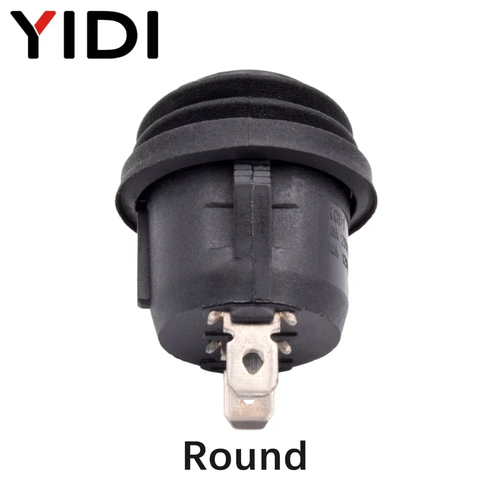 

Водонепроницаемый круглый переключатель YIDIELE SPST 12/220В 6A