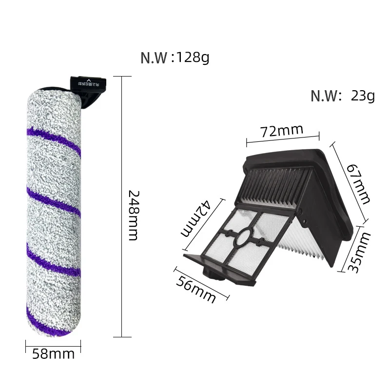 Запчасти для робота-пылесоса Narwal S1/YJSC001 основная роликовая щетка Hepa фильтр