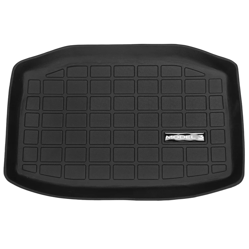 

Car Trunk Mat Storage Mat Cargo Tray Trunk Waterproof Protective Pads Compatible for Tesla Model 3 (Rear Trunk Storage Mat)