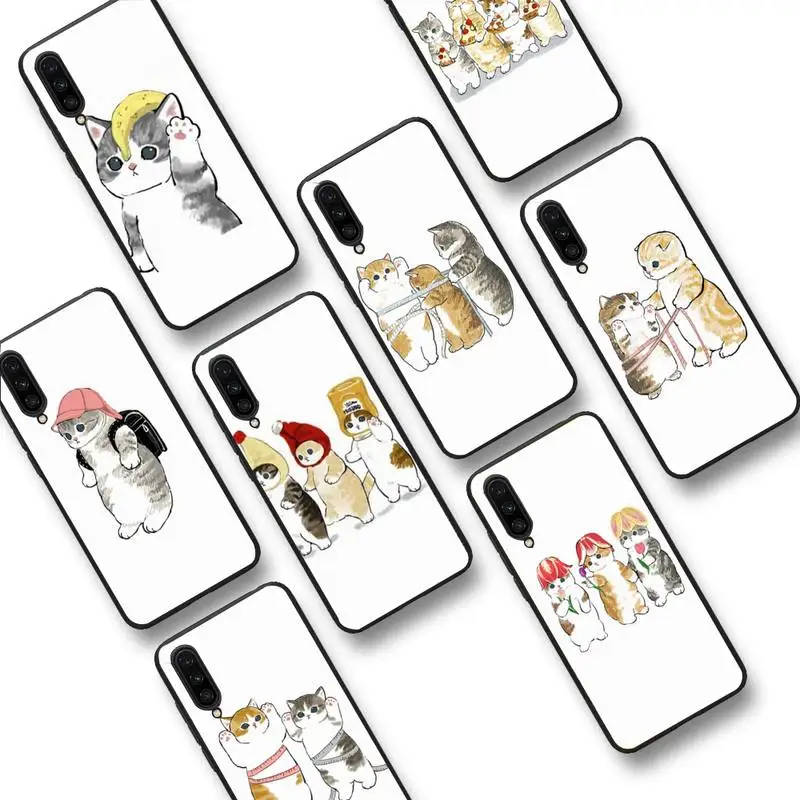 

Funny Cartoon Cat Phone Case for Redmi 8 9 9A for Samsung J5 J6 Note9 for Huawei NOVA3E Mate20lite cover