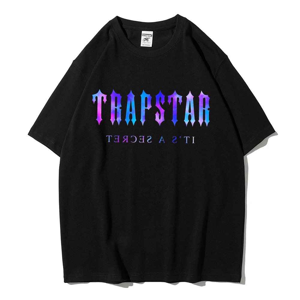 

Trapstar London Мужская хлопковая футболка с коротким рукавом, с принтом