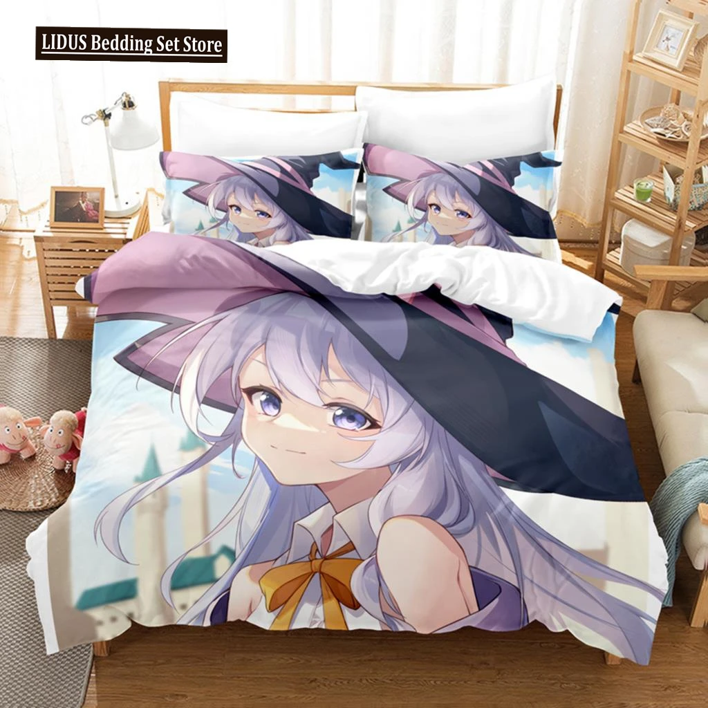 Комплекты постельного белья 3D The Journey Of Elaina комплект с пододеяльником и