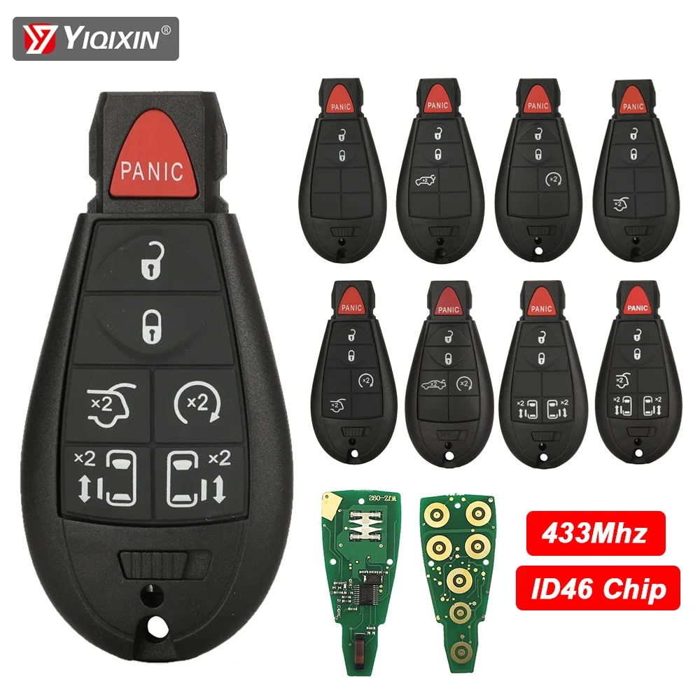 433Mhz ID46 Chip Remote Car Key For Chrysler Town &amp; Country 300