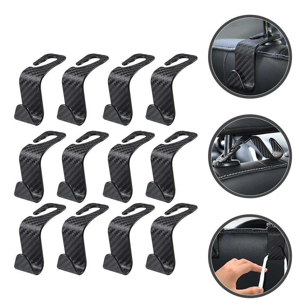 

12pcs Car Back Headrest Hanger Back Seat Hook Auto Back Headrest Hanger
