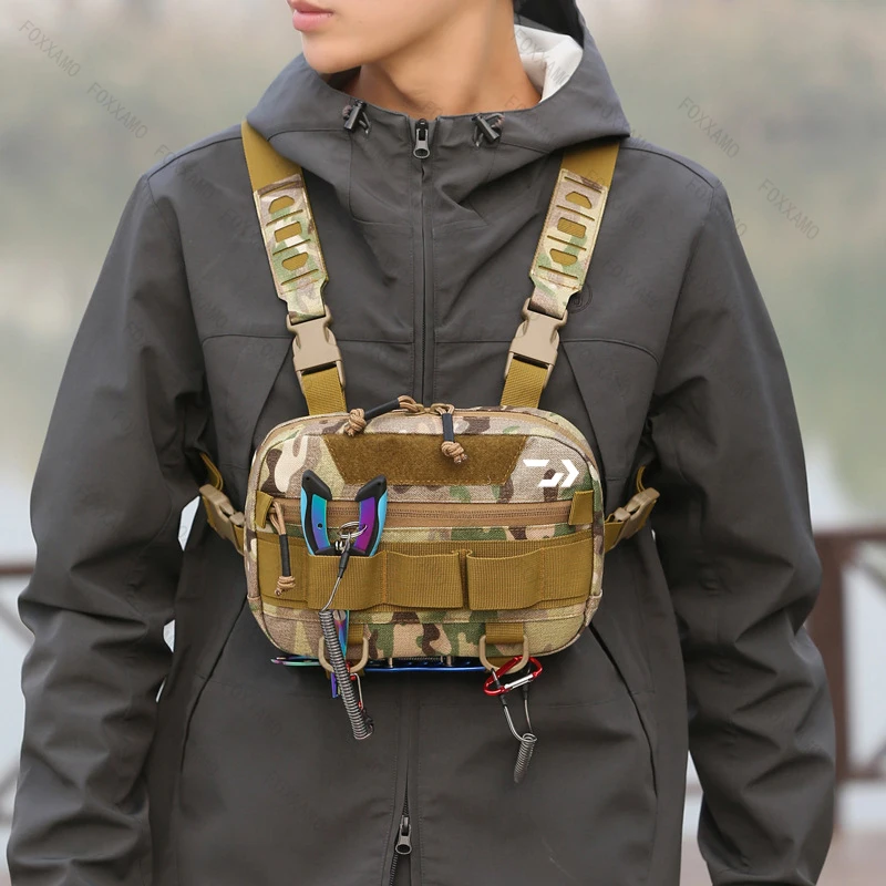 Нагрудная сумка для рыбалки мужские тактические сумки водонепроницаемые