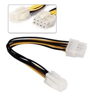 atx 4 pin male to 8 pin female eps power cable cord adapter cpu power supply stable performance high quality data cables
