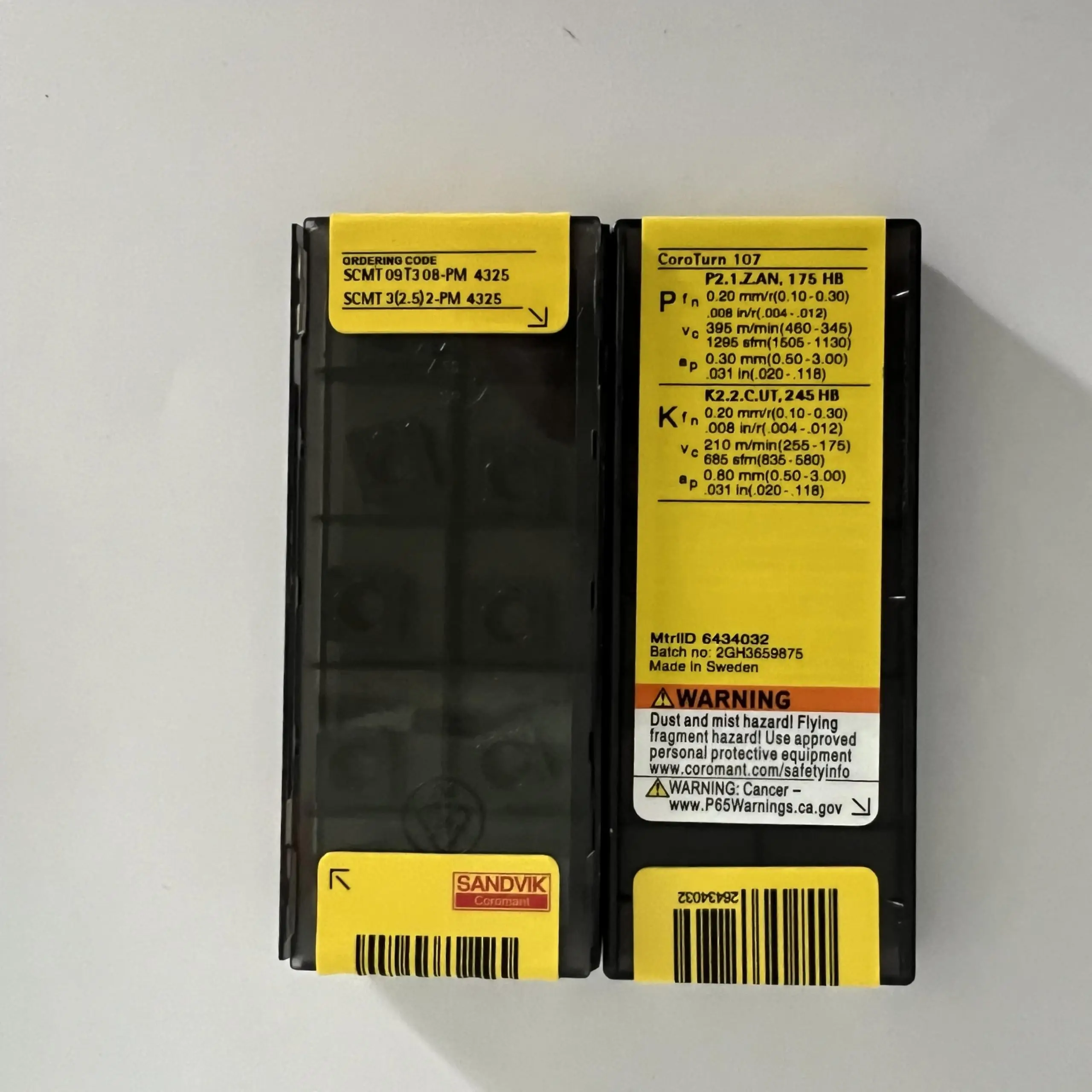 оригінальную лезвию SCMT09T308-PM 4325 / Tarcza węglikowa CNC 10 штук