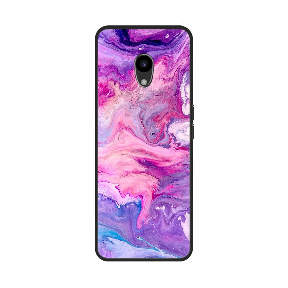 Фото Для Qin F21 Pro Чехол Ginkgo Leaf Marble Daisy Черный Чехлы Для Xiaomi Qin F21 Pro F21Pro Чехол Силиконовый Задний Бампер QinF21Pro 2,8
