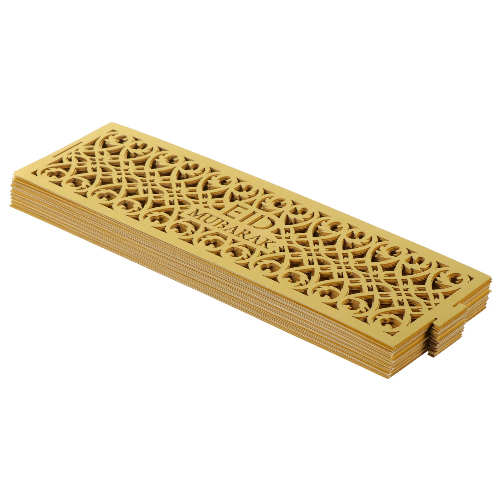 

Napkin Ring Holder Eid Muslim Rings Decorative Paperbuckles Serviette Dinner Ramadan Cover Golden Light Tea Decor Party