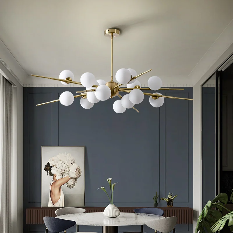

Chandelier Light Originality Modern LED Pendant Lamp Glass Hanging Living Room Home Deocration Dining Fixture Ceiling Luminaire