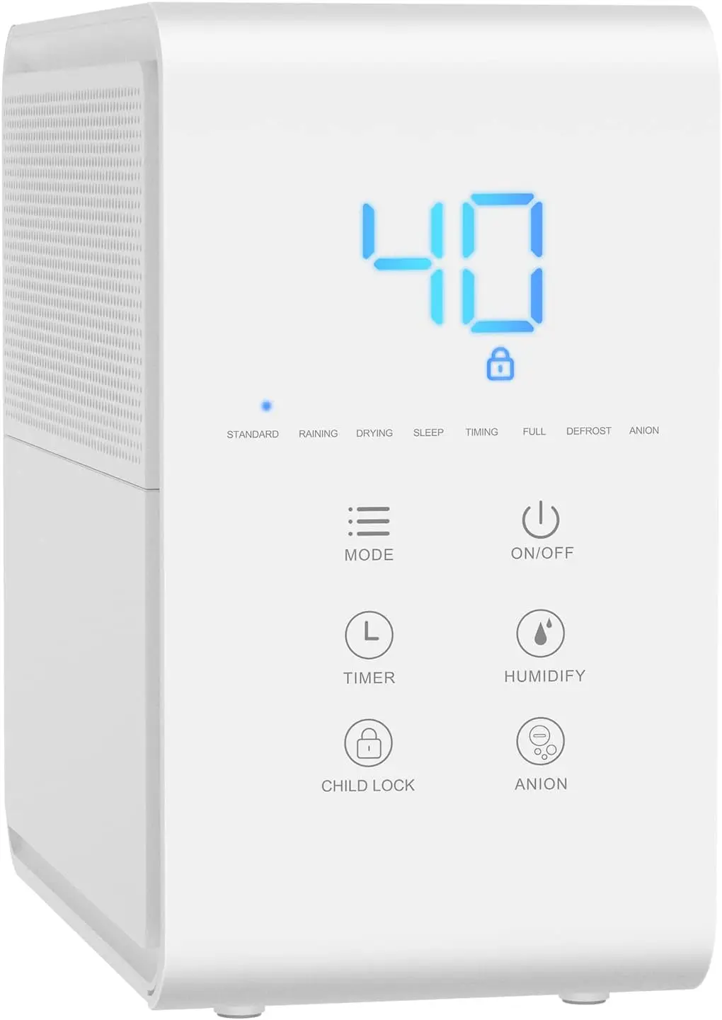 

Pint Small Compressor Dehumidifiers for Home, Bathroom, Quiet with Auto Shut Off
